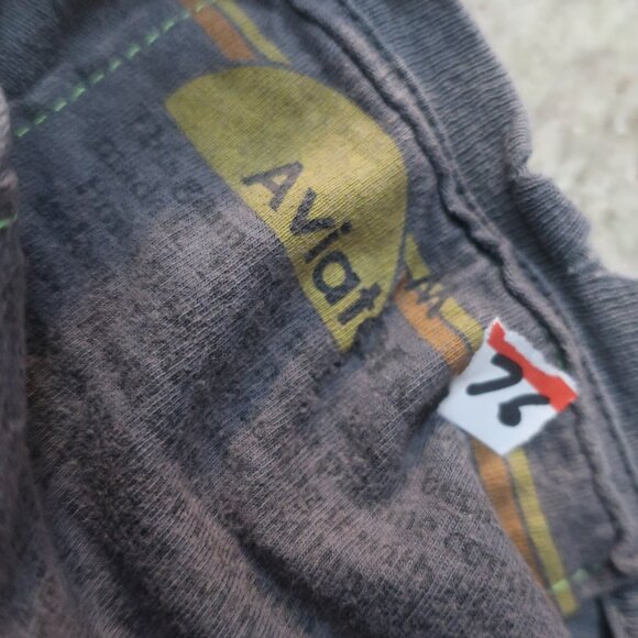 Womens Aviator Nation Gray Chasing Rainbow Graphic Cropped T-Shirt Top M - Picture 7 of 7